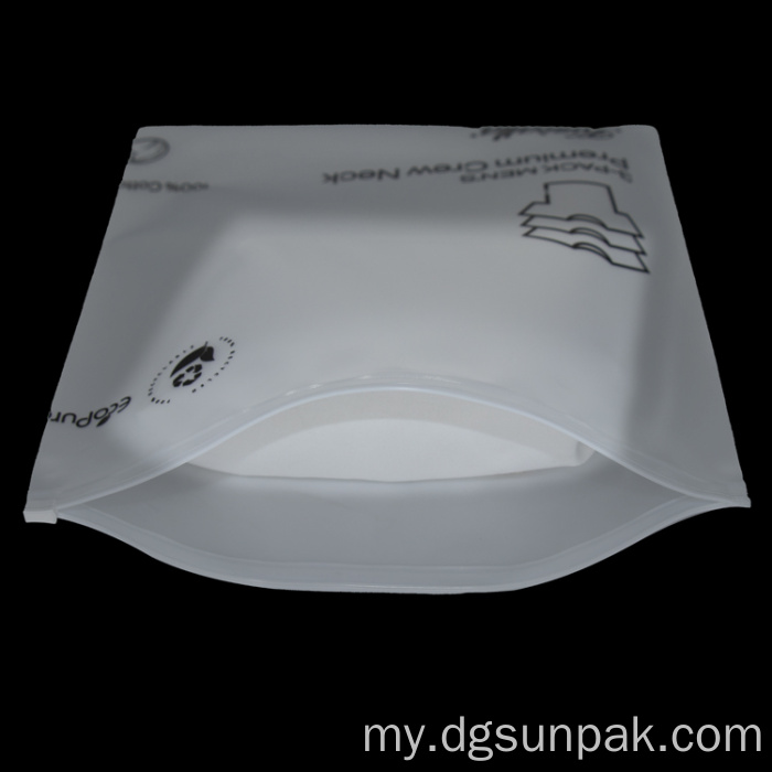 ZIP Lock Zipper အိတ်ကိုရေစိုခံသည့်မိုးအုံ့အိတ်များ